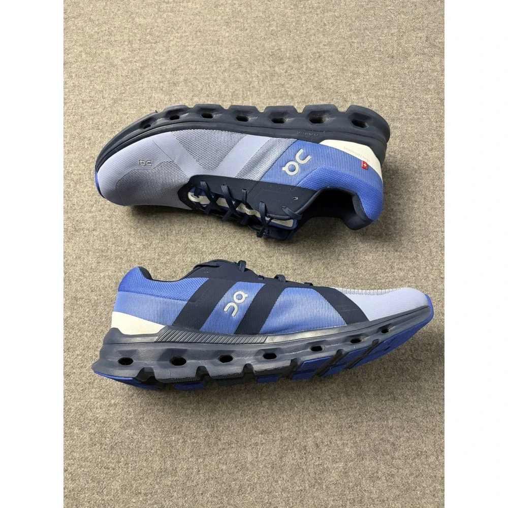 On Running Cloudrunner Mens 13 Running Shoes Blue Grey 46.98238 Low Top Sneakers